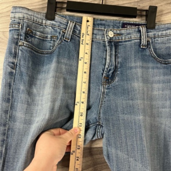 Vigoss Jeans Womens 17 Blue Boot Cut Stretch Light Wash High Rise Zip Denim Plus - Picture 5 of 12